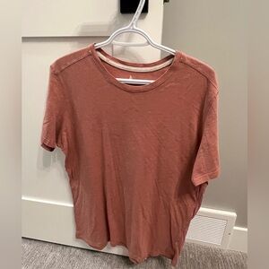 Essentials Men’s T-Shirt, size medium, salmon colour, good condition